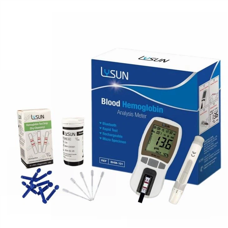 H7 High Accuracy Hemoglobin Meter Test Equipment Handheld Portable Rapid Test Glycated Hemoglobin Analyzer