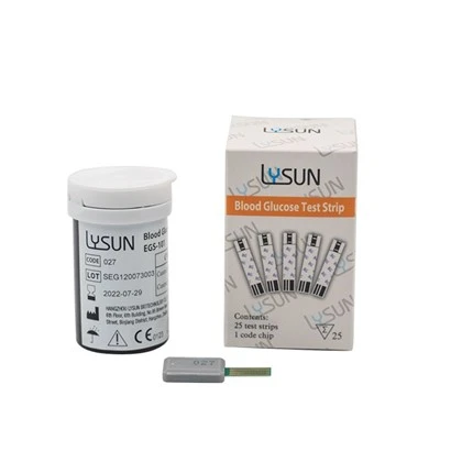 Hangzhou Lysun Striscia reattiva per misuratore di glucosio nel sangue Glucometro monitor livello zucchero