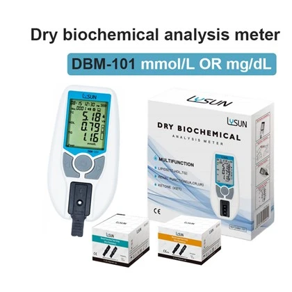 Misuratore biochimico a secco LYSUN Misuratore di funzionalità renale dei lipidi nel sangue Lipoproteine ​​ad alta densità Colesterolo UA CR UR Test