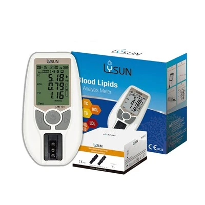 Lysun 4 in 1 POCT Analizzatore di lipidi per chimica secca per macchina per test del colesterolo TC, TG, HDL, LDL