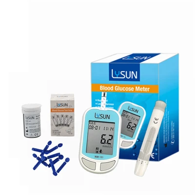 Misuratore di glicemia per diabete approvato CE Lysun, assistenza domiciliare clinica
