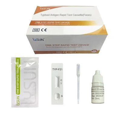 Cassette per test antigene tifoide TYP-F21 Autotest rapido Ag tifoide